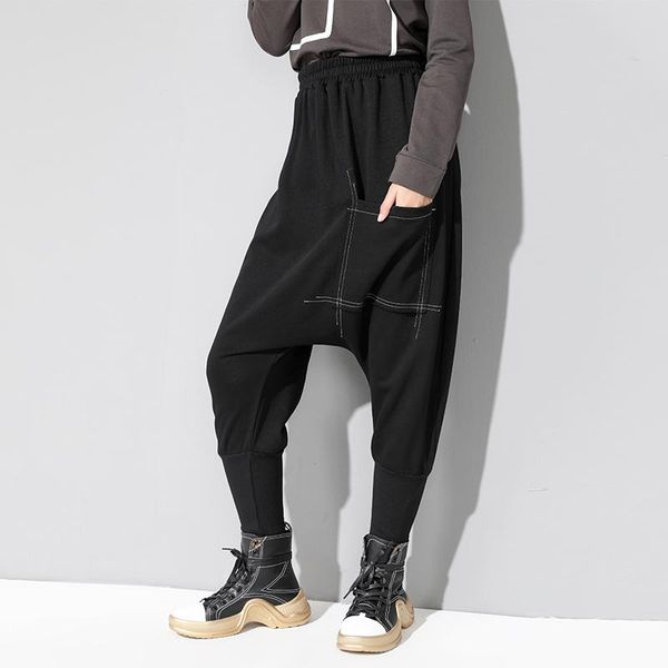 women's pants & capris thick black vintage harem women 2021 autumn winter england style front pockets trousers high waist plus size bag, Black;white
women's pants & capris thick black vintage harem women 2021 autumn winter england style front pockets trousers high waist plus size bag, Black;white