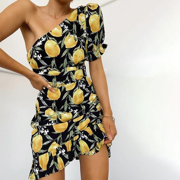 julissa mo lemon print ruffle summer dress 2021 one shoulder hollow out woman dresses strapless fashion ladies vestidos casual, Black;gray
julissa mo lemon print ruffle summer dress 2021 one shoulder hollow out woman dresses strapless fashion ladies vestidos casual, Black;gray
