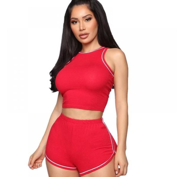 women's tracksuits casual fitness two-piece sports sleeveless short party suit nightclub, Gray
women's tracksuits casual fitness two-piece sports sleeveless short party suit nightclub, Gray