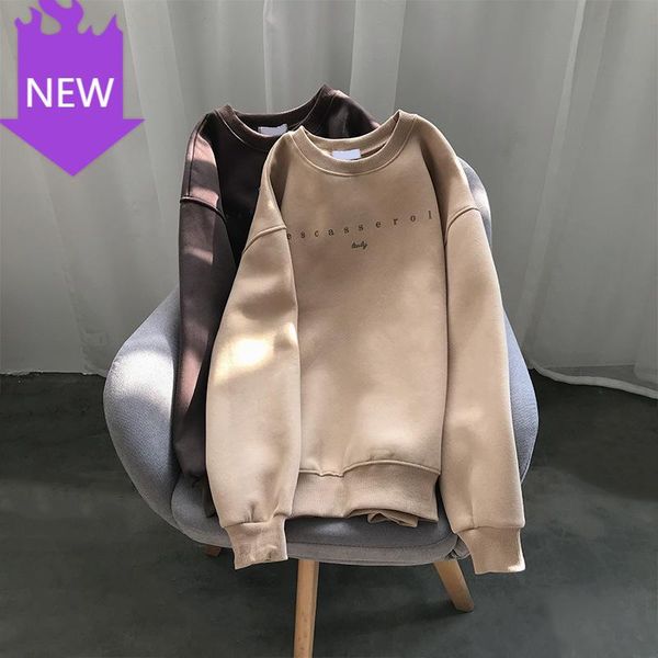 women's hoodies & sweatshirts sweatshirt round neck fleece female 2021 autumn winter korean printed letter pattern loose, Black
women's hoodies & sweatshirts sweatshirt round neck fleece female 2021 autumn winter korean printed letter pattern loose, Black
