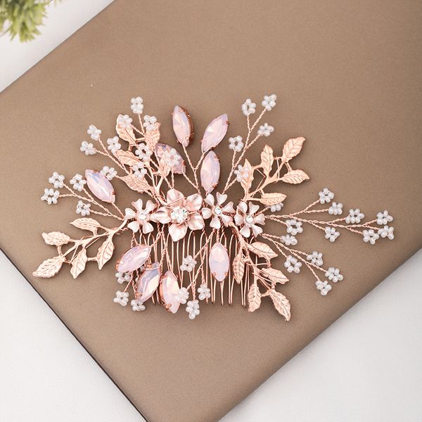 rose gold wedding hair accessories ladies hair comb rhinestone flower headdress bride hairpin handmade prom tiara accessoriesdio chan contac, Golden;white
rose gold wedding hair accessories ladies hair comb rhinestone flower headdress bride hairpin handmade prom tiara accessoriesdio chan contac, Golden;white