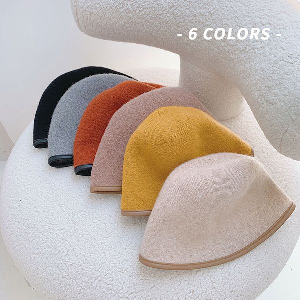 wool fisherman's hat korean fashion brand versatile face cap children's autumn and winter fashion leather binding cap, Blue;gray
wool fisherman's hat korean fashion brand versatile face cap children's autumn and winter fashion leather binding cap, Blue;gray