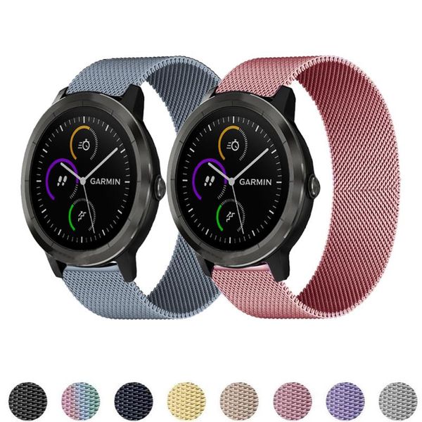 watch bands magnetic buckle strap for garmin vivoactive 3 4 venu sq forerunner 245/645 vivomove hr band 20mm 22mm stainless steel bracelet, Black;brown
watch bands magnetic buckle strap for garmin vivoactive 3 4 venu sq forerunner 245/645 vivomove hr band 20mm 22mm stainless steel bracelet, Black;brown