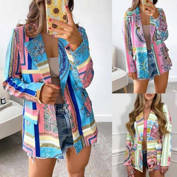 women's suits & blazers cardigan unique decor pockets retro office blazer soft women print workwear, White;black
women's suits & blazers cardigan unique decor pockets retro office blazer soft women print workwear, White;black