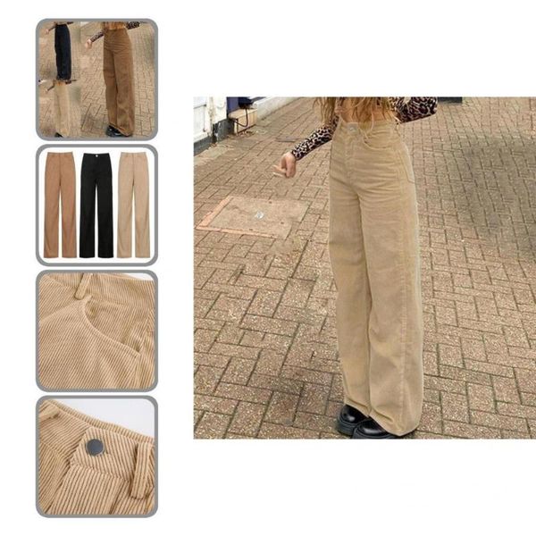 women's pants & capris simple casual trousers high waist lightweight ribbed wide leg women for daily wear long, Black;white
women's pants & capris simple casual trousers high waist lightweight ribbed wide leg women for daily wear long, Black;white