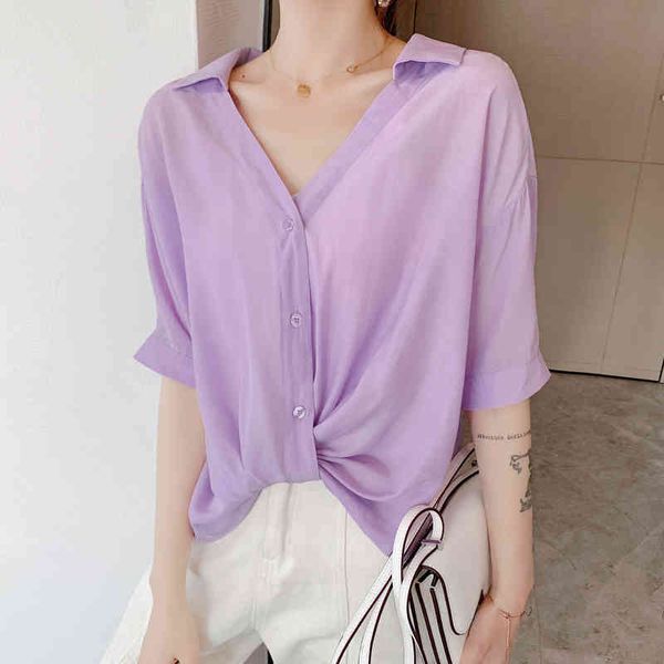 deep v-neck blouse women summer new criss-cross chiffon blouse female solid short sleeve loose casual all-match shirts plus size 210416, White
deep v-neck blouse women summer new criss-cross chiffon blouse female solid short sleeve loose casual all-match shirts plus size 210416, White