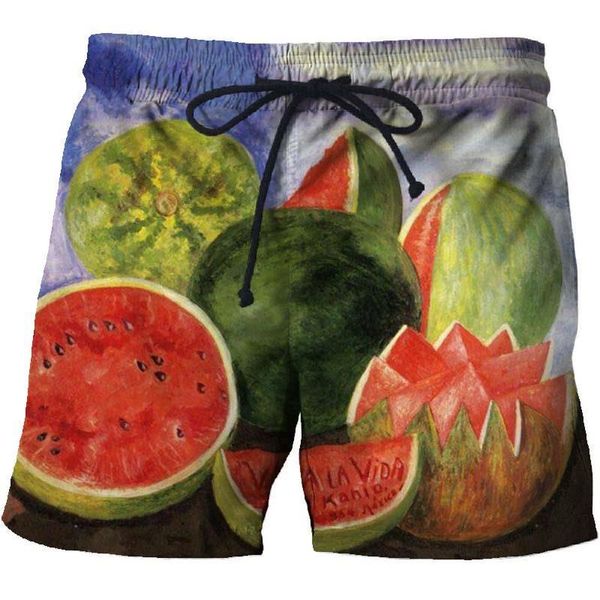 men's shorts beach pants world famous painting 3d printing swimming trunks art casual, White;black
men's shorts beach pants world famous painting 3d printing swimming trunks art casual, White;black