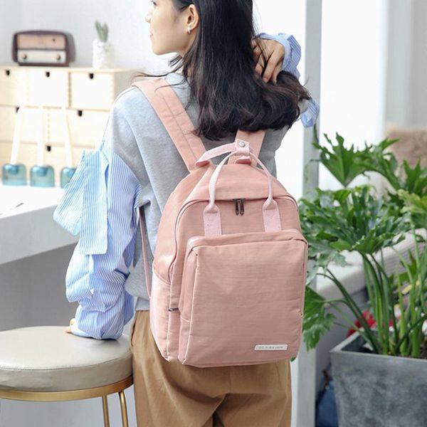 women oxford backpacks lapsolid color waterproof school bags for teenagers girls patchwork backpack
women oxford backpacks lapsolid color waterproof school bags for teenagers girls patchwork backpack