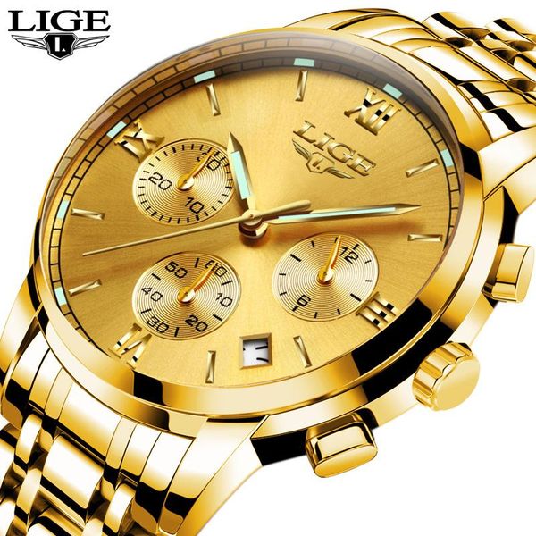 wristwatches 2021 brand fashion mens stainless steel luxury casual sports chronograph quartz waterproof wristwatch male lige 9817, Slivery;brown
wristwatches 2021 brand fashion mens stainless steel luxury casual sports chronograph quartz waterproof wristwatch male lige 9817, Slivery;brown