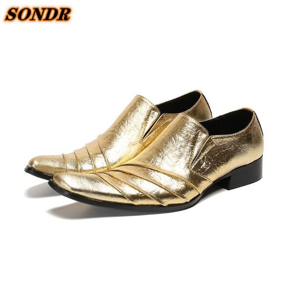 dress shoes fashion gold men formal genuine leather square toe slip on classic business oxford sapatos masculino, Black
dress shoes fashion gold men formal genuine leather square toe slip on classic business oxford sapatos masculino, Black