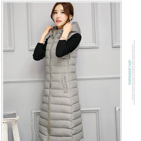 women's vests 2021 sleeveless ladies cotton long down vest winter slim slimming thick clothing women bs-x86033, Black;white
women's vests 2021 sleeveless ladies cotton long down vest winter slim slimming thick clothing women bs-x86033, Black;white