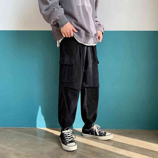 men's pants leisure casual corduroy fabric haren loose trousers active elastic black/green/khaki joggers sweatpants m-5xl spdt
men's pants leisure casual corduroy fabric haren loose trousers active elastic black/green/khaki joggers sweatpants m-5xl spdt