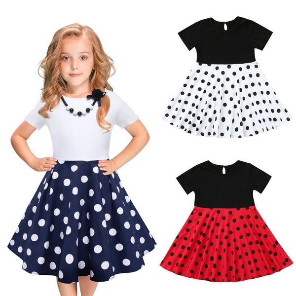girl's dresses summer kid girl vintage dress polka dot princess causal short sleeve swing rockabilly party vestido infantil, Red;yellow
girl's dresses summer kid girl vintage dress polka dot princess causal short sleeve swing rockabilly party vestido infantil, Red;yellow
