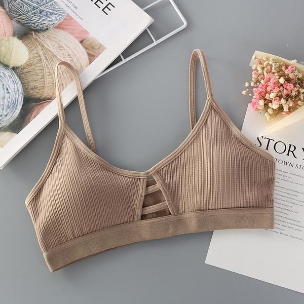 camisoles & tanks tidan ultra-thin comfort girls underwear threaded cotton rimless tee bra shoulder strap lingerie hollow breathable, Black;white
camisoles & tanks tidan ultra-thin comfort girls underwear threaded cotton rimless tee bra shoulder strap lingerie hollow breathable, Black;white