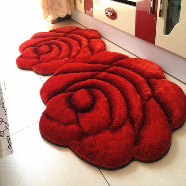 carpets 70x140cm 3d rose rugs for bedroom modern europe and thicken stretch yarn doormat/floor mat
carpets 70x140cm 3d rose rugs for bedroom modern europe and thicken stretch yarn doormat/floor mat