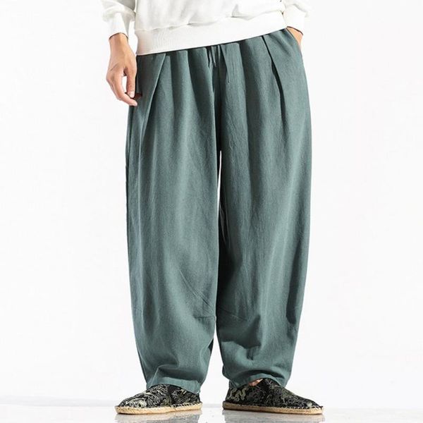 men's pants men harem solid color drawstring mid rise pockets loose casual oversize, Black
men's pants men harem solid color drawstring mid rise pockets loose casual oversize, Black