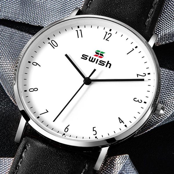 wristwatches swish men fashion quartz wristwatch 2021 men's watches with numbers waterproof simple leather sports clocks zegarek meski, Slivery;brown
wristwatches swish men fashion quartz wristwatch 2021 men's watches with numbers waterproof simple leather sports clocks zegarek meski, Slivery;brown