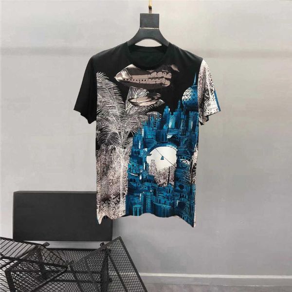 men's t-shirts summer style europe casual short sleeves tee cotton print c341, White;black
men's t-shirts summer style europe casual short sleeves tee cotton print c341, White;black