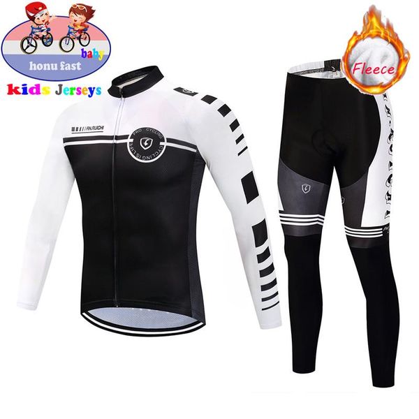 boy winter fleece pro cycling racing suit long sleeve jersey premium bicycle clothing bike set sports team sets, Black;blue
boy winter fleece pro cycling racing suit long sleeve jersey premium bicycle clothing bike set sports team sets, Black;blue