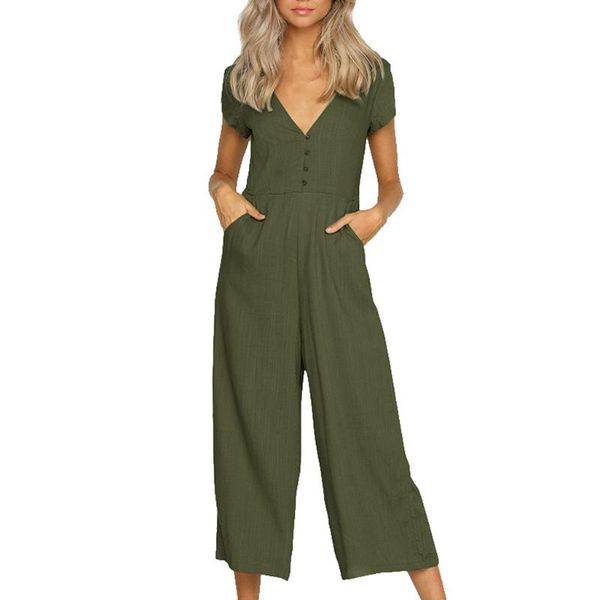 women's jumpsuits & rompers women ladies clothes jumpsuit for 2021 chiffon short sleeve playsuit long woman womens boho, Black;white
women's jumpsuits & rompers women ladies clothes jumpsuit for 2021 chiffon short sleeve playsuit long woman womens boho, Black;white