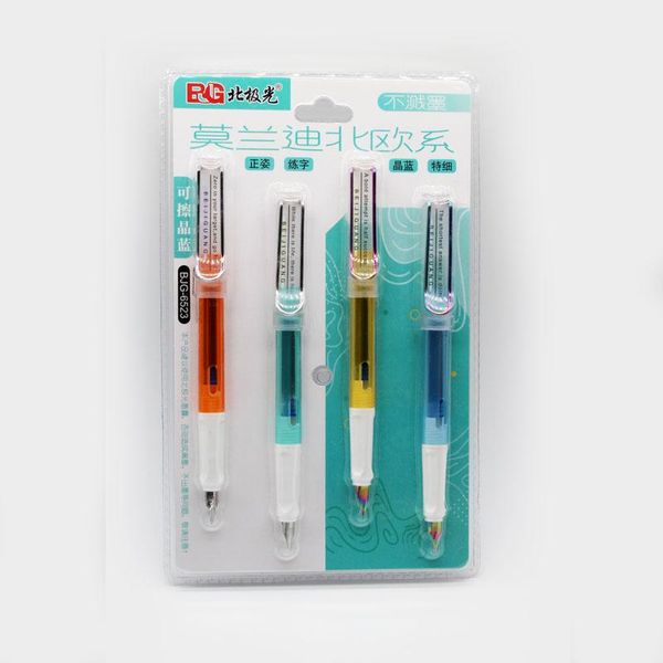 fountain pens luxury quality 4pcs erasable blue ink color set 0.38mm pen student office stationery supplies for writing
fountain pens luxury quality 4pcs erasable blue ink color set 0.38mm pen student office stationery supplies for writing