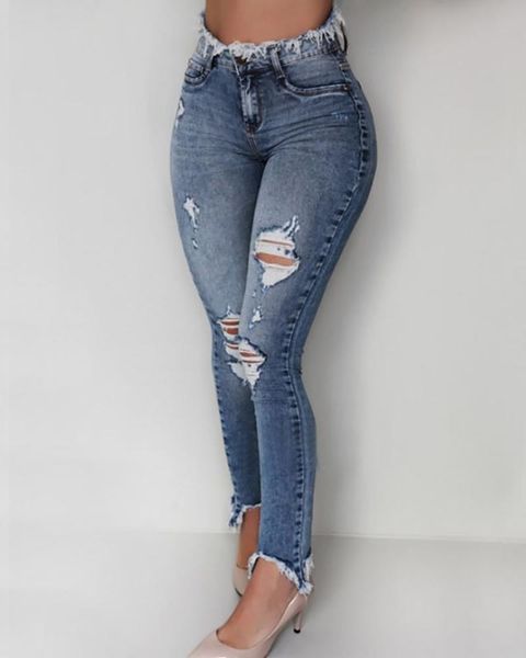 women's pants & capris 2021 spring autumn women solid distressed cutout fringe hem casual jeans chic basic denim, Black;white
women's pants & capris 2021 spring autumn women solid distressed cutout fringe hem casual jeans chic basic denim, Black;white