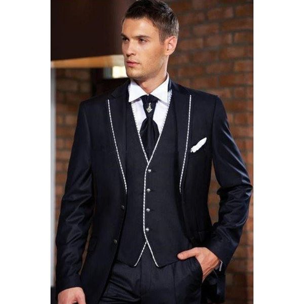 design men suits for wedding prom dinner (jacket+pants+vest) slim fit suit groomsman man groom tuxedos regular men's & blazers, White;black
design men suits for wedding prom dinner (jacket+pants+vest) slim fit suit groomsman man groom tuxedos regular men's & blazers, White;black