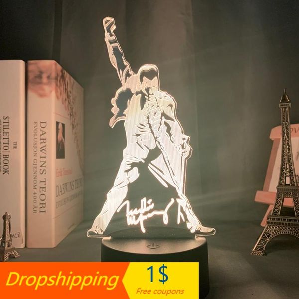 night lights 3d lamp queen freddie mercury figure led light touch sensor baby kids nightlight for office room decorative gift
night lights 3d lamp queen freddie mercury figure led light touch sensor baby kids nightlight for office room decorative gift