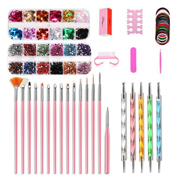 nail art kits tool kit painting pen dual-end dotting polisher handle grip brush gold foil decoration
nail art kits tool kit painting pen dual-end dotting polisher handle grip brush gold foil decoration