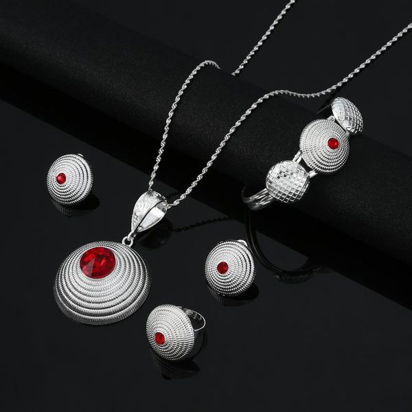 earrings & necklace ethiopia trendy accessories flower ring bangle women jewelry set, Silver
earrings & necklace ethiopia trendy accessories flower ring bangle women jewelry set, Silver