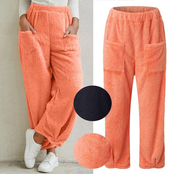 women's pants & capris warm fleece casual home trousers coral loose comfortable plush autumn winter female wide leg, Black;white
women's pants & capris warm fleece casual home trousers coral loose comfortable plush autumn winter female wide leg, Black;white