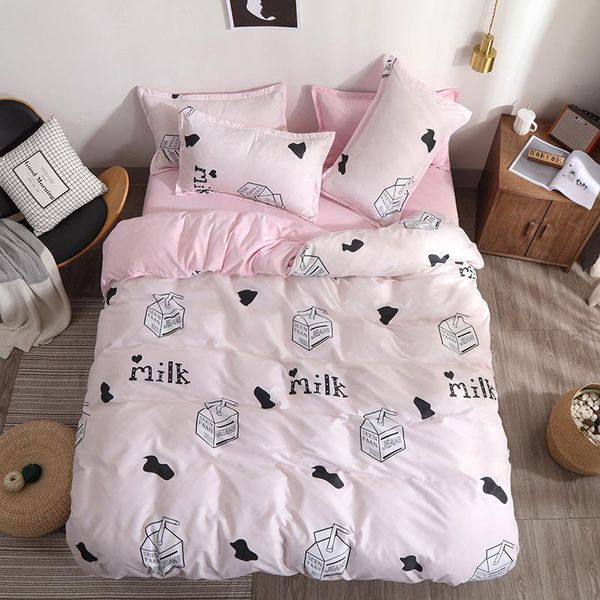 bedding sets home textile aloe cotton 3/4pcs set light pink milk box pattern sheet elegant soft king breathable oceania
bedding sets home textile aloe cotton 3/4pcs set light pink milk box pattern sheet elegant soft king breathable oceania