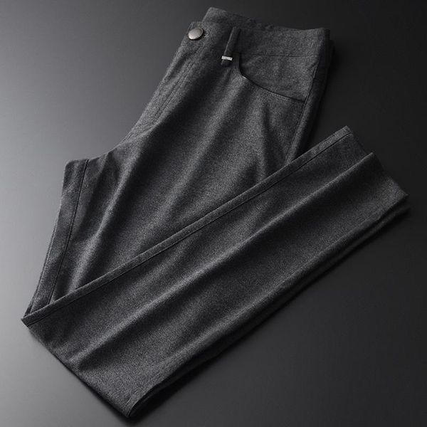 men luxury autumn solid color soft fabric business and casual man pants plus size 4xl slim fit male trousers men's, Black
men luxury autumn solid color soft fabric business and casual man pants plus size 4xl slim fit male trousers men's, Black