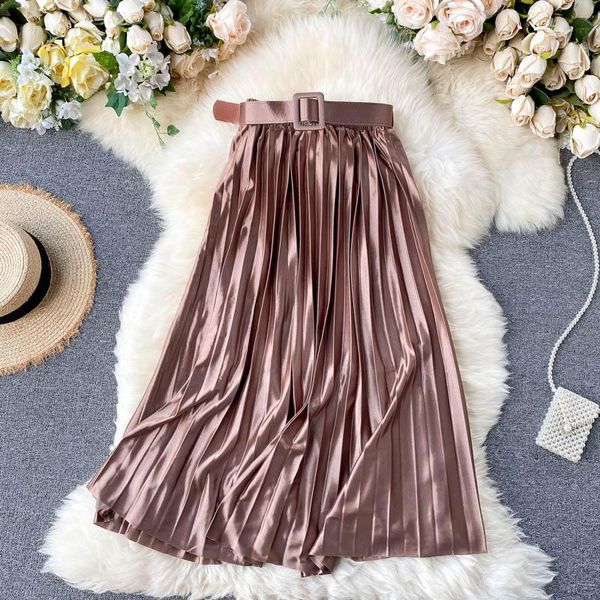 skirts autumn women satin skirt fashion female casual solid ladies multilayer a-line sashes mid calf pleated swing, Black
skirts autumn women satin skirt fashion female casual solid ladies multilayer a-line sashes mid calf pleated swing, Black