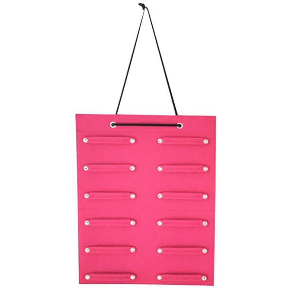 

hanging storage bag wall door fixing space saving display headbands holder organizer bedroom baby girl multifunctional hair tie boxes & bins