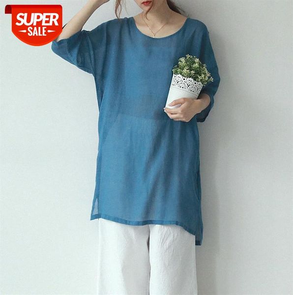 2-01 japanese literature and art solid color cotton linen shirt women round neck pullover single pocket long #7z1t, Black;gray
2-01 japanese literature and art solid color cotton linen shirt women round neck pullover single pocket long #7z1t, Black;gray
