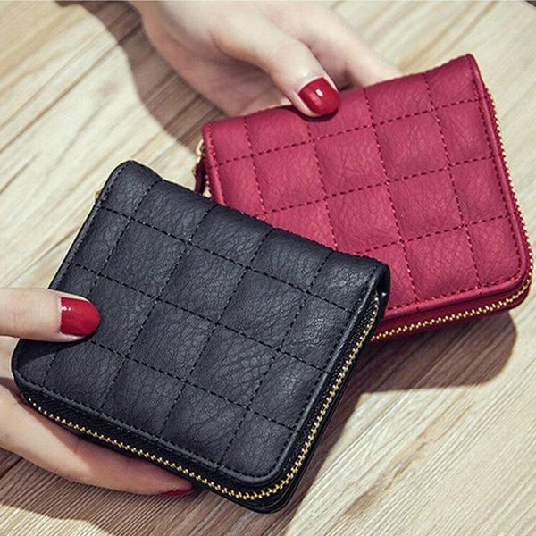 card holders women girls short wallet coin purse organizer pocket small holder, Brown;gray
card holders women girls short wallet coin purse organizer pocket small holder, Brown;gray