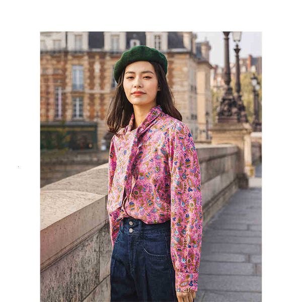 women's blouses & shirts blouses spring autumn cotton fashion print vintage on holiday style sweet lace-up collar blouse 7x2b, White
women's blouses & shirts blouses spring autumn cotton fashion print vintage on holiday style sweet lace-up collar blouse 7x2b, White