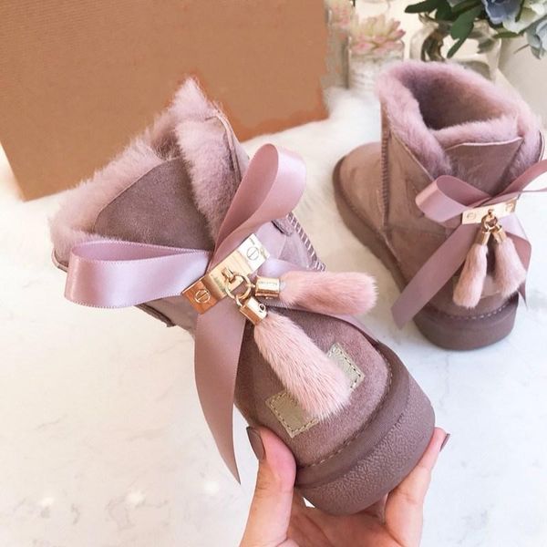 boots fashion natural fur winter women snow real wool warm genuine sheepskin leather non-slip shoes, Black
boots fashion natural fur winter women snow real wool warm genuine sheepskin leather non-slip shoes, Black