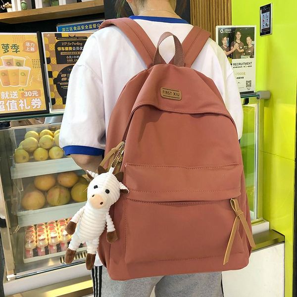 backpack women waterproof nylon 2022 solid female travel daypack fashion shoulder bag school rucksack
backpack women waterproof nylon 2022 solid female travel daypack fashion shoulder bag school rucksack