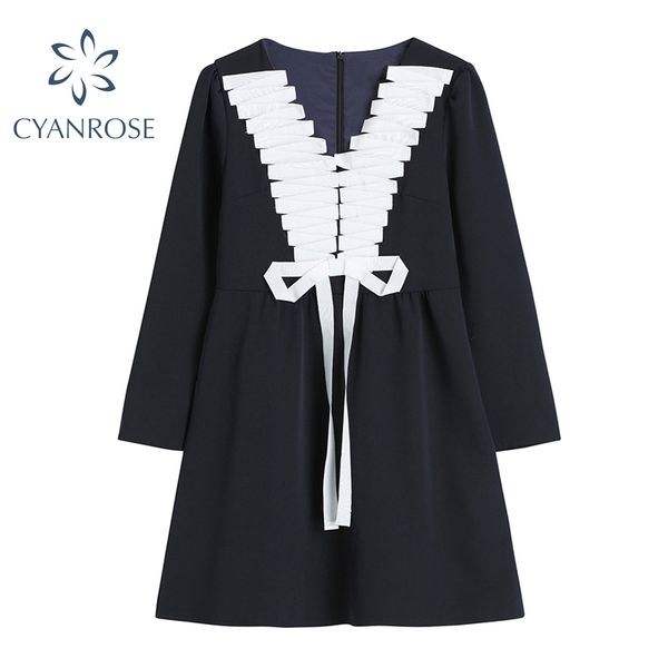irregular drawstring spliced dress women french vintage long sleeve frocks tide v neck spring elegant ulzzang leisure lady 210417, Black;gray
irregular drawstring spliced dress women french vintage long sleeve frocks tide v neck spring elegant ulzzang leisure lady 210417, Black;gray