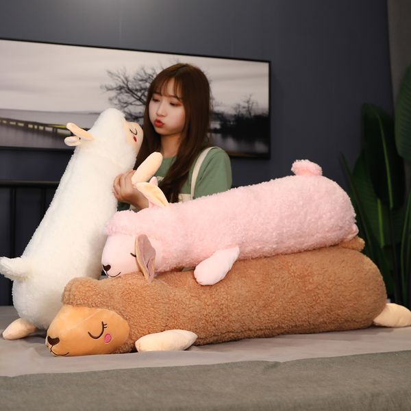 75130cm washable fuzzy plush lying alpaca toy giant stuffed sheep white brown pink sleeping friend for children girlfriend
75130cm washable fuzzy plush lying alpaca toy giant stuffed sheep white brown pink sleeping friend for children girlfriend