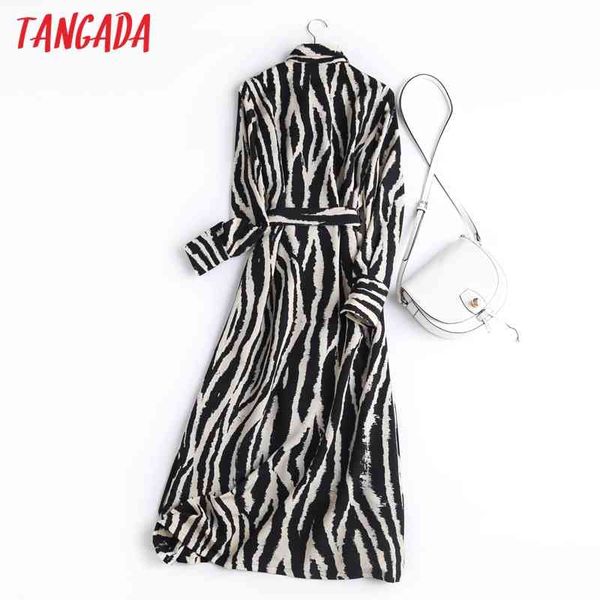 2021tangada england style fashion vintage simple zebra pattern party midi dress women vestidos with slash 6d08, Black;gray
2021tangada england style fashion vintage simple zebra pattern party midi dress women vestidos with slash 6d08, Black;gray