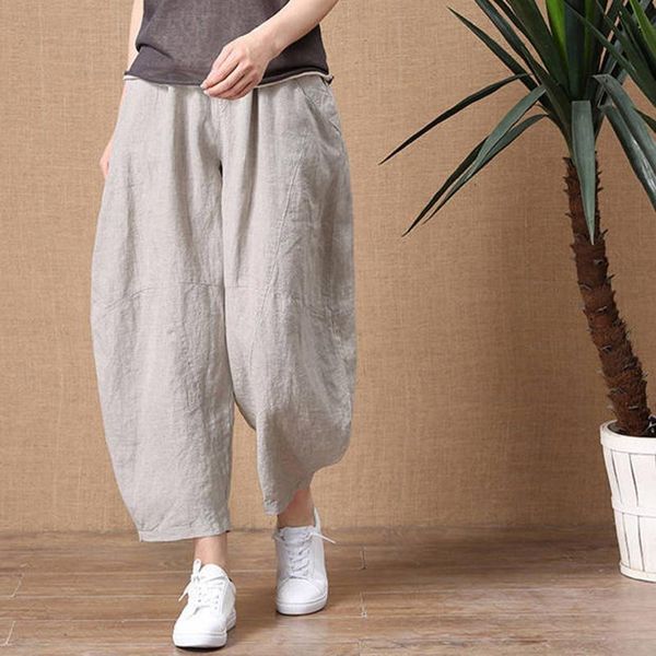women's pants & capris plus size women casual wide leg 2021 summer fashion harajuku style cotton linen female loose ankle-length, Black;white
women's pants & capris plus size women casual wide leg 2021 summer fashion harajuku style cotton linen female loose ankle-length, Black;white