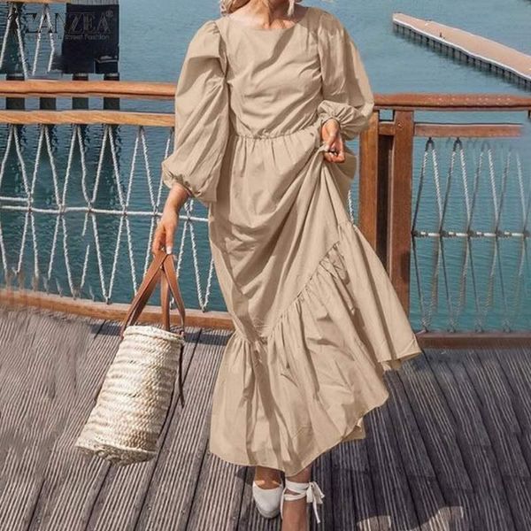 casual dresses elegant solid maxi long dress 2022 women full puff sleeve sundress autumn holiday beach ruffle vestido kaftan robe, Black;gray
casual dresses elegant solid maxi long dress 2022 women full puff sleeve sundress autumn holiday beach ruffle vestido kaftan robe, Black;gray