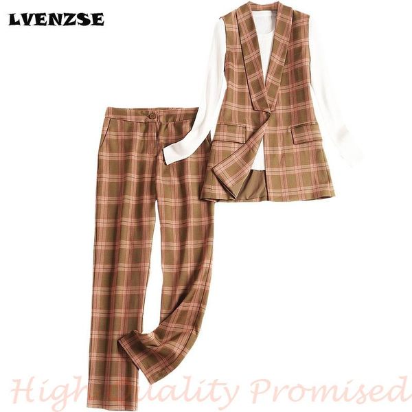 women's suits & blazers lvenzse western armor suit 2021 autumn style fashion british female retro blazer set woman lady office, White;black
women's suits & blazers lvenzse western armor suit 2021 autumn style fashion british female retro blazer set woman lady office, White;black