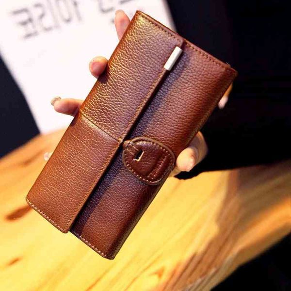 women's wallet long three fold 2021 korean version large capacity first layer cowhide, Red;black
women's wallet long three fold 2021 korean version large capacity first layer cowhide, Red;black