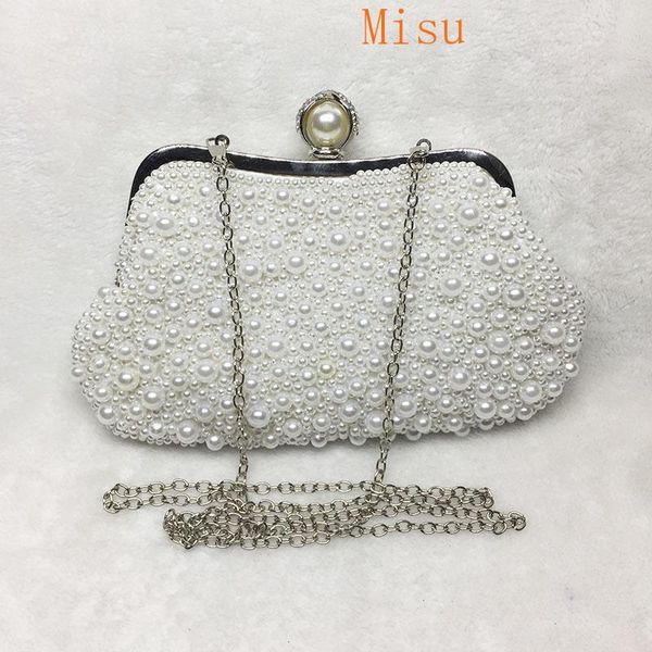 women elegant white pearl shell evening bags luxury wedding bead small handbag clutch dinner purse chain shoulder bag
women elegant white pearl shell evening bags luxury wedding bead small handbag clutch dinner purse chain shoulder bag