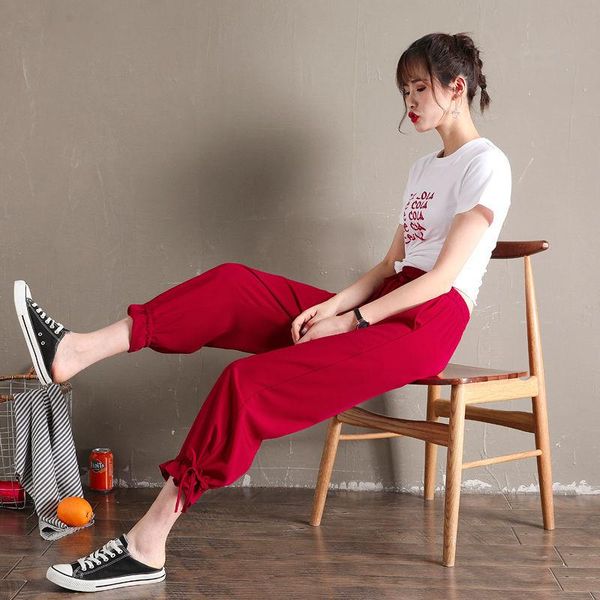 women's pants & capris women 2021 spring summer fashion ice silk loose female solid color chiffon trousers ladies high waist casual l12, Black;white
women's pants & capris women 2021 spring summer fashion ice silk loose female solid color chiffon trousers ladies high waist casual l12, Black;white
