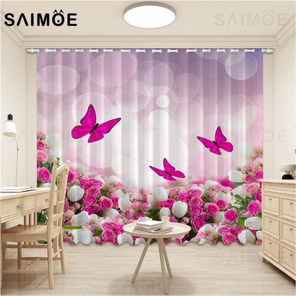 pink flower curtain blue butterfly curtains in children' s room modern art living bedroom decor ultra micro shading & drapes
pink flower curtain blue butterfly curtains in children' s room modern art living bedroom decor ultra micro shading & drapes